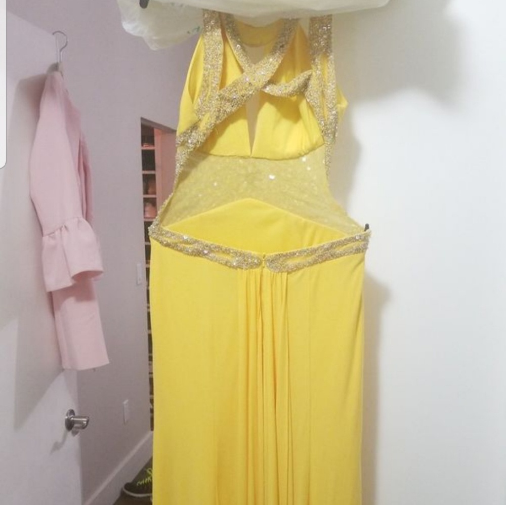 Formal Camille  yellow dress - Picture 2 of 4